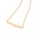 Colar Feminino Rommanel com Palavra Escrita Abençoada 50cm / 45cm - 531853 - Imagem 1