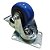 Rodizio Roda Azul 3 Polegadas com freio - Imagem 1