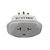 Plug Adaptador 2P+T 10A Novo para Antigo 1661 - Imagem 3