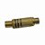 Conector Plug RCA Femea Dourado Com Detalhe Preto - Imagem 2