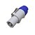 Conector Plug Powercon de Linha Branco - Imagem 1