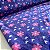 MANTA FLEECE 3D (FLOR ROXA) - Imagem 3