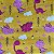 TRICOLINE ESTAMPADA (DINOSSAURO AMARELO) - Imagem 1