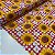 TRICOLINE ESTAMPADA (GIRASSOL E MARGARIDA FUNDO XADREZ) - Imagem 3