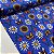 TRICOLINE ESTAMPADA (GIRASSOL E MARGARIDA FUNDO AZUL) - Imagem 3