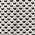 TRICOLINE ESTAMPADA (BORBOLETA PRETA FUNDO BRANCO) - Imagem 1