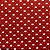 TRICOLINE ESTAMPADA (COROA BRANCA FUNDO VERMELHO) - Imagem 1