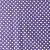 TRICOLINE ESTAMPADA (BOLINHA BRANCA FUNDO LILAS) - Imagem 1