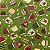 TRICOLINE ESTAMPADA (XICARA FUNDO VERDE) - Imagem 1