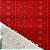 TRICOLINE BARRASDA ESTAMPADA (FLOCOS DE NATAL VERMELHO) NATAL - Imagem 2