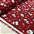 TECIDO TRICOLINE ESTAMPADO DE NATAL PAPAI NOEL VERMELHO - Imagem 3