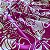 TECIDO VISCOSE ESTAMPADA (FLOR BRANCA FUNDO ROXO) - Imagem 3