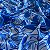 TECIDO VISCOSE ESTAMPADA (FLOR BRANCA FUNDO AZUL) - Imagem 3