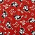 TRICOLINE DOHLER DIGITAL ESTAMPADO (MICKEY E MINNIE FUNDO VERMELHO) - Imagem 1