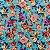 TRICOLINE BAHAMAS DIGITAL ESTAMPADO (FLOR AZUL) - Imagem 1