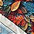 SEDA BEGONIA PREMIUM ESTAMPA (FOLHAS 3D) - Imagem 3