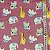 PLUSH ESTAMPADO | ANIMAIS ROSA - Imagem 3
