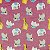 PLUSH ESTAMPADO | ANIMAIS ROSA - Imagem 1