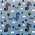 PLUSH ESTAMPADO | DINOSSAURO AZUL - Imagem 1