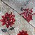 Gorgurinho | Bege Com Flores Vermelhas - Imagem 2