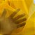 TECIDO VOIL LISO | 3m - 100% Poliéster | AMARELO OURO 26 - Imagem 3