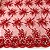 RENDA CORD METALIZADA | 100% POLIÉS BARRADA - 1,30m | VERMELHO - Imagem 2