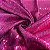 TECIDO MALHA PAETE COM RAPPORT 30 CM | 96% POLIE 4% ELA - 1,30LARG | FUCSIA - Imagem 1