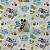 Tricoline Estampado Páscoa Mickey |100% Algodão | 1,50m de Largura - Imagem 1