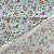 TRICOLINE FLORAL LÚCIA | 1,50 LARG X 0,50CM | 5 AZUL C/ ROSA - Imagem 2
