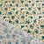 TRICOLINE FLORAL LÚCIA | 1,50 LARG X 0,50CM | 4 AMARELO C/ TURQUESA - Imagem 2
