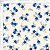 TRICOLINE BAHAMAS EST SOFT | 1,50m X 0,50 | FLOR AZUL/CREME D:4118 V003 - Imagem 2