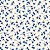 TRICOLINE BAHAMAS EST SOFT | 1,50m X 0,50 | FLOR AZUL/CREME D:4118 V003 - Imagem 1