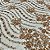 RENDA TULE BORDADO C/ PEDRARIA PREMIUM | 1,20m | BRONZE - Imagem 1