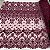 RENDA TULE BORDADO C/ PEDRARIA PREMIUM | 1,20m X 0,50m | MARSALA - Imagem 3