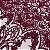 RENDA TULE BORDADO C/ PEDRARIA PREMIUM | 1,20m X 0,50m | MARSALA - Imagem 1