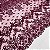 RENDA TULE BORDADO C/ PEDRARIA PREMIUM | 1,20m X 0,50m | MARSALA - Imagem 2
