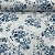 TECIDO PERCAL 200 FIOS | 100% ALGOD - 2,50m | FLORAL AZUL 3 CIL.4996 - Imagem 1