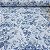 TECIDO PERCAL 200 FIOS | 100% ALGOD - 2,50m | FLORAL AZUL 2 CIL.4281 - Imagem 2