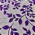 TULE COM GLITTER TULIPAS | 1,45m | ROXO - Imagem 1