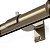 SUPORTE GROSSO ALUMINIO PERFIL INVERTIDO (28mm) | OURO VELHO - Imagem 2