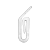 GANCHO HOSPITALAR (PCT C/ 1000)-BRANCO - Imagem 1