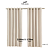 CORTINA BLACKOUT PVC CORTA LUZ | 2.60m x 1.70m | ILHOS -  AREIA / CZ - Imagem 1
