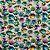 TECIDO TRICOLINE DIGITAL | 1,50m X 0,50cm |  OCEANO DE LINHO - Imagem 1