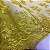 TULE BORADADO RENDA CORD METALIC | 1,30m | AMARELO YPE - Imagem 2