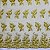 TULE BORADADO RENDA CORD METALIC | 1,30m | AMARELO YPE - Imagem 4