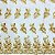 TULE BORADADO RENDA CORD METALIC | 1,30m | DOURADO - Imagem 4
