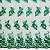 TULE BORADADO RENDA CORD METALIC | 1,30m | VERDE GREGO - Imagem 4