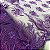 TULE BORADADO RENDA CORD METALIC 2 | 1,30m | MAGETA PURPLE - Imagem 2