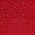 TECIDO OXFORD NATAL ESTRELADO | 0,50cm X 1,50m | VERMELHO / DOURADO - Imagem 1