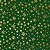 TECIDO OXFORD NATAL FLOCOS | 0,50cm x 1,50m | VERE / DOURADO - Imagem 3